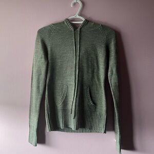 Fox Grey Knit Hoodie